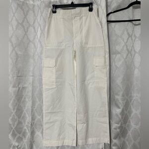Women’s Cotton On Cargo Pants Off White SZ6